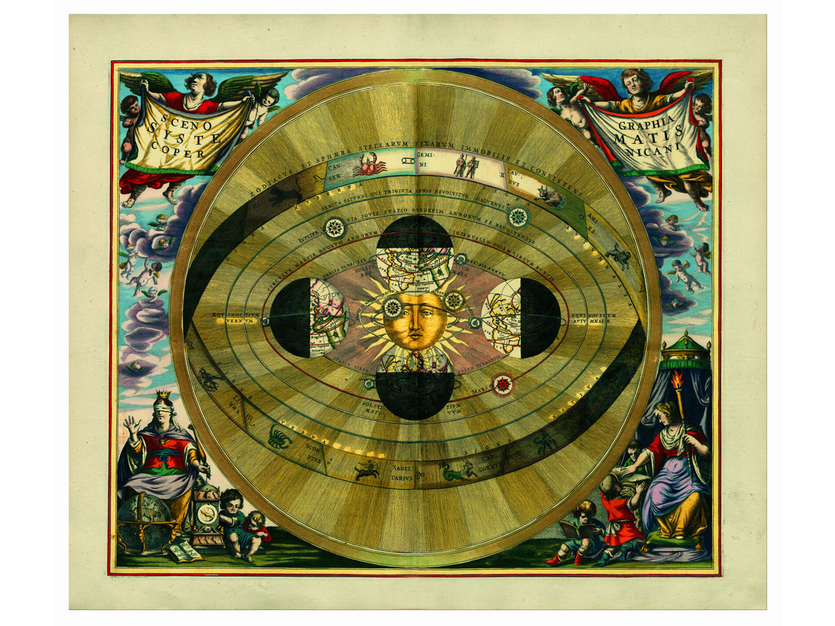 Cellarius, Atlas Coelestis – La Cosmologia di Copernico e di Tycho Brahe