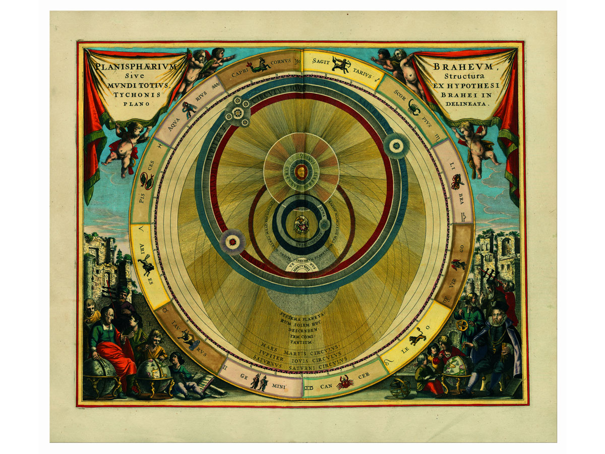 Cellarius, Atlas Coelestis – La Cosmologia di Copernico e di Tycho Brahe