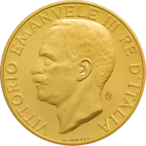 Collezione Oro 
La Storia della Lira nel Regno di Vittorio Emanuele III 1901-1936