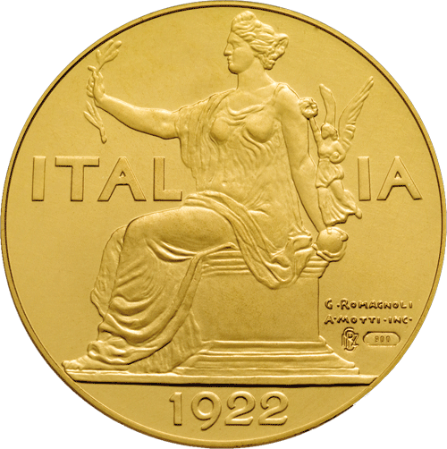 Collezione Oro 
La Storia della Lira nel Regno di Vittorio Emanuele III 1901-1936