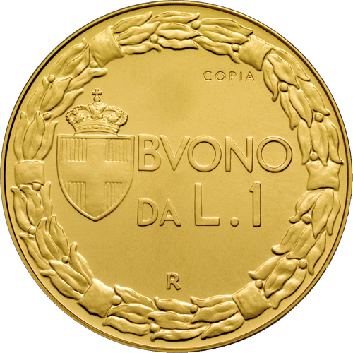 Collezione Oro 
La Storia della Lira nel Regno di Vittorio Emanuele III 1901-1936