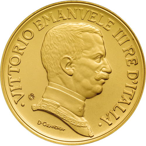 Collezione Oro 
La Storia della Lira nel Regno di Vittorio Emanuele III 1901-1936
