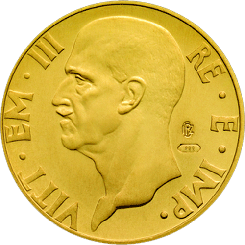 Collezione Oro 
La Storia della Lira nel Regno di Vittorio Emanuele III 1901-1936