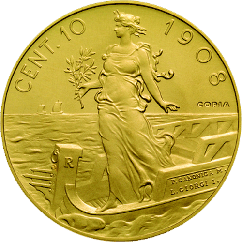 Collezione Oro 
La Storia della Lira nel Regno di Vittorio Emanuele III 1901-1936