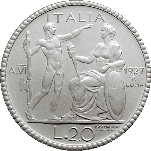 Collezione Argento 
La Storia della Lira nel Regno di Vittorio Emanuele III 1901-1936