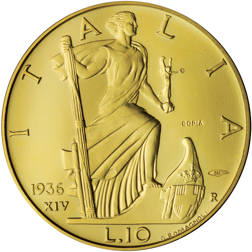 Collezione Oro 
La Storia della Lira tra le due Guerre 1923-1926.