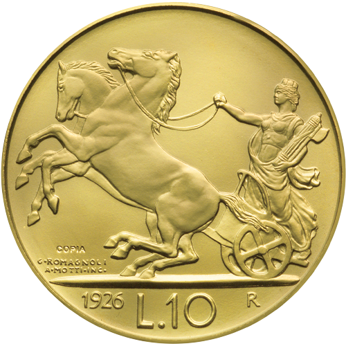 Collezione Oro 
La Storia della Lira tra le due Guerre 1923-1926.