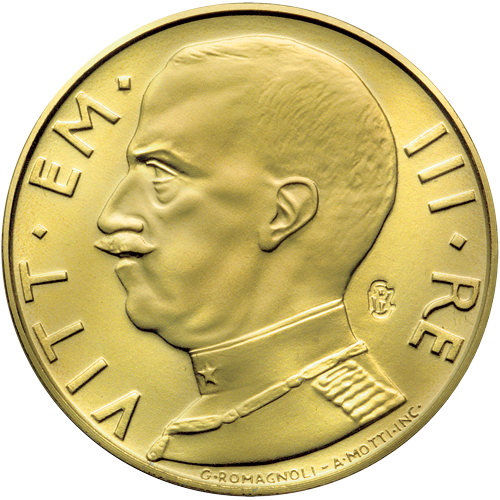 Collezione Oro 
La Storia della Lira tra le due Guerre 1923-1926.