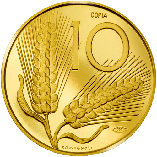 10 Lire Spighe di Grano 1999 Oro