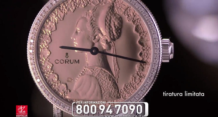 Spot TV – Editalia spot Orologio Corum Profilo di Donna